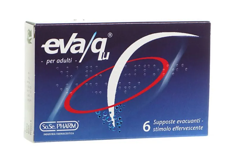 Eva/qu adulti stimolo effervescente 6 supposte evacuanti
