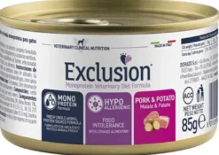 Exclusion Monoprotein Veterinary Diet Formula Pork And Potato Cibo Umido Per Gatti 85g