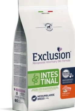 Exclusion Monoprotein Veterinary Diet Formula Intestinal Crocchette Pollo/Riso Cani Sacco 2kg