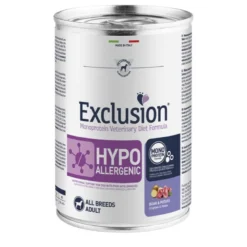 Exclusion Veterinary Diet Formula Hypoallergenic Per Cani Cinghiale/Patate Lattina 400g