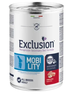 Exclusion Veterinary Diet Formula Mobility Maiale/Riso 200g