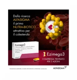 Ezimega 3 20 Compresse Integratore Omega-3 Salute Cuore