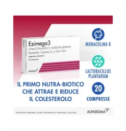 Ezimega 3 20 Compresse Integratore Omega-3 Salute Cuore