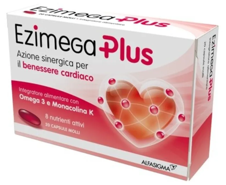 Ezimega Plus 20 Capsule - Integratore Omega 3 Alta Qualità