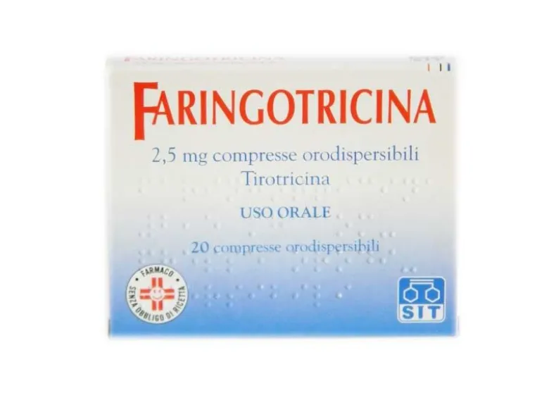 Faringotricina 2,5 Mg Tirotricina 20 Compresse Orodispersibili