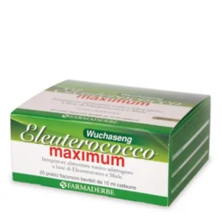 Farmaderbe Fiale Eleuterococco Maximum 20 flaconi 10 ml tonico-adattogeno