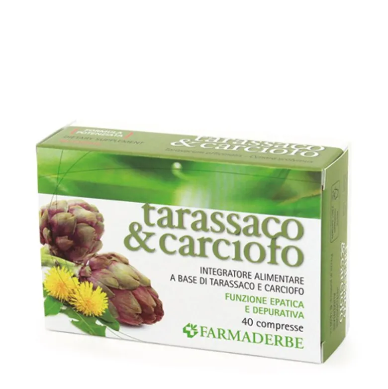 Farmaderbe Tarassaco&Carciofo con funzione depurativa 40 capsule