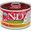 Farmina Natural & Delicious Quinoa Skin & Coat Mini Con Quaglia E Cocco Per Cani Adulti 140g