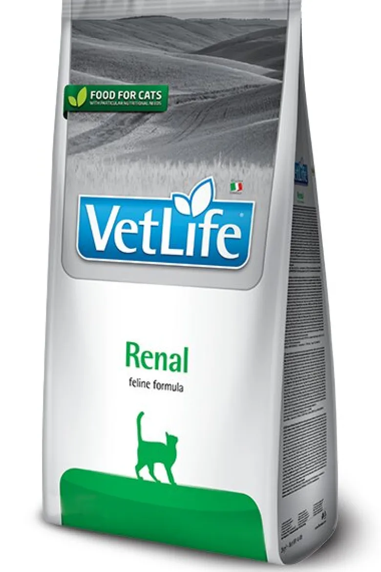 Farmina Vet Life Natural Feline Renal Cibo Secco Per Gatti Sacco 400g