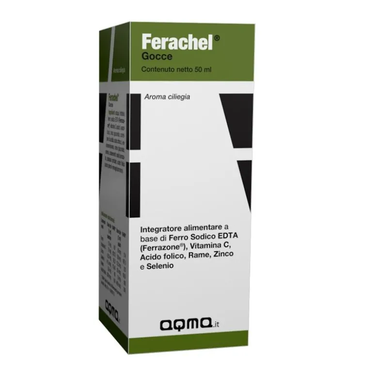 Ferachel integratore alimentare Gocce 50ml gusto ciliegia