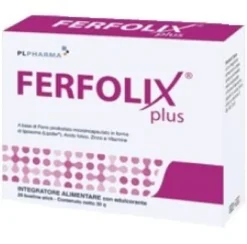 Ferfolix Plus a base di ferro 20 bustine