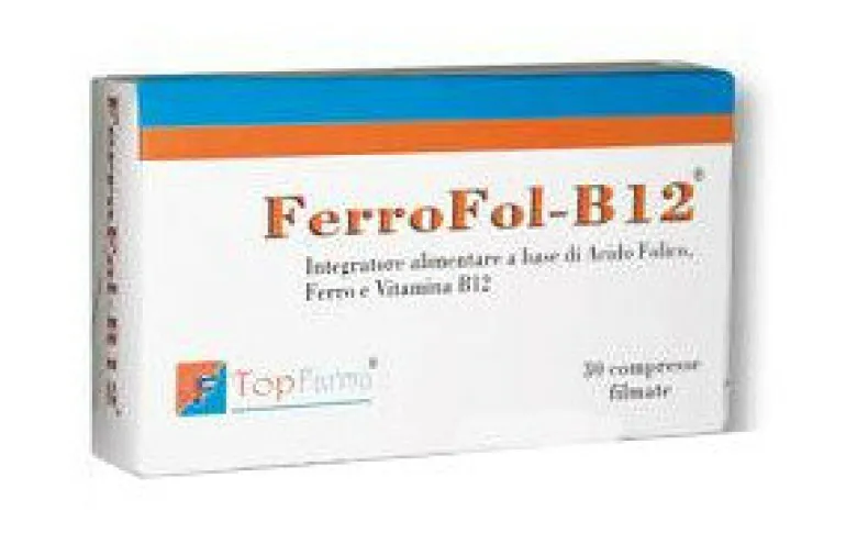 Ferrofol B12 Integratore Alimentare Fabbisogno di Nutrienti 30 compresse