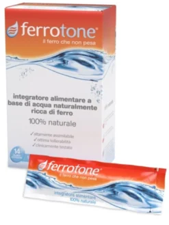 Ferrotone ricco di ferro 100% naturale 14 bustine monodose