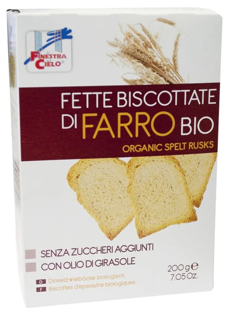 Fette biscottate di farro Bio 200g