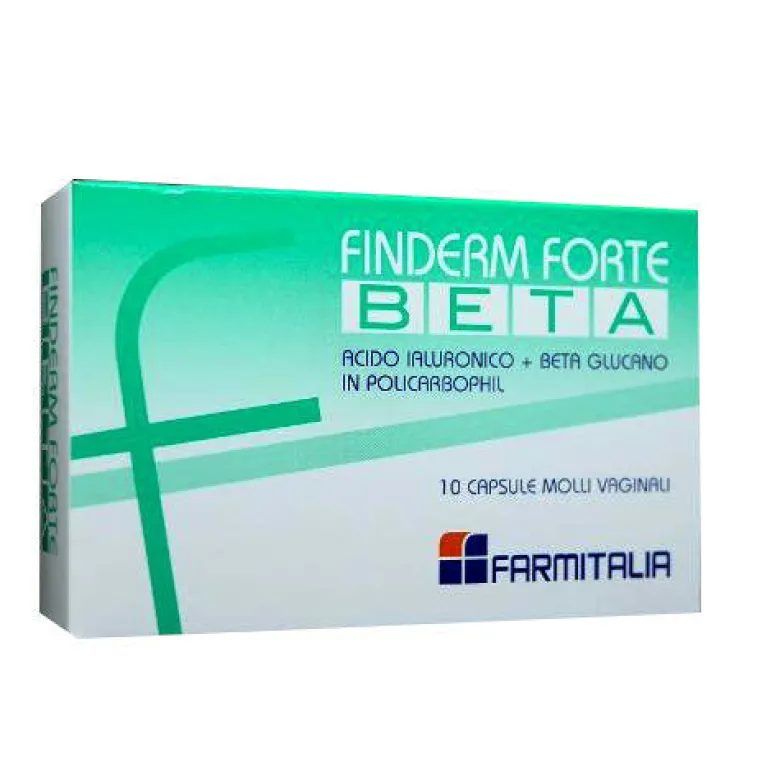 Finderm Forte Beta 10 capsule molli vaginali