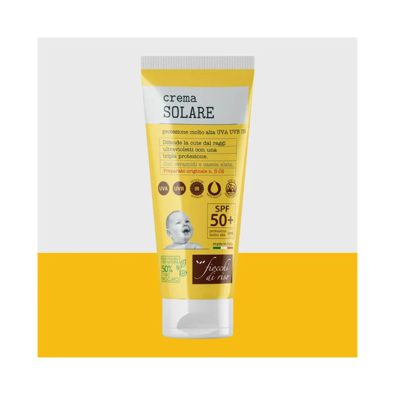 Fiocchi Di Riso Crema Solare Per Bambini 100ml SPF50+
