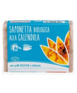 Fior di Loto Saponetta Calendula Bio 100g