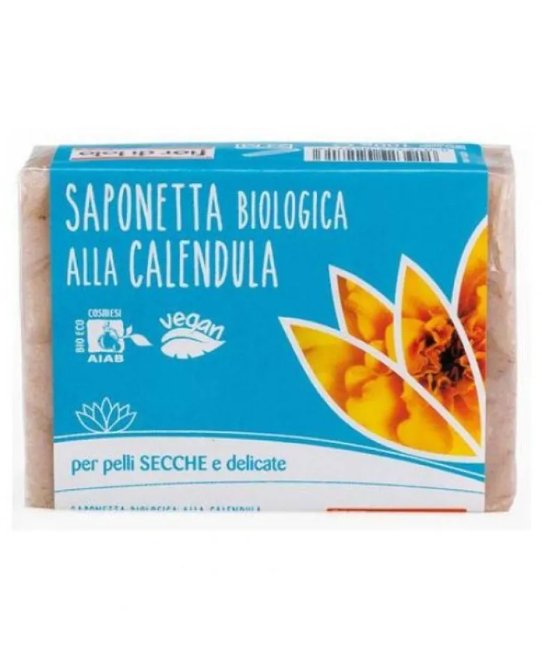 Fior di Loto Saponetta Calendula Bio 100g