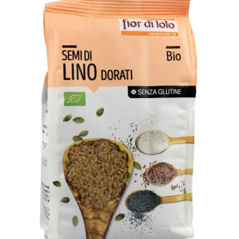Fior di loto Semi di Lino Dorati biologici e senza glutine 400g