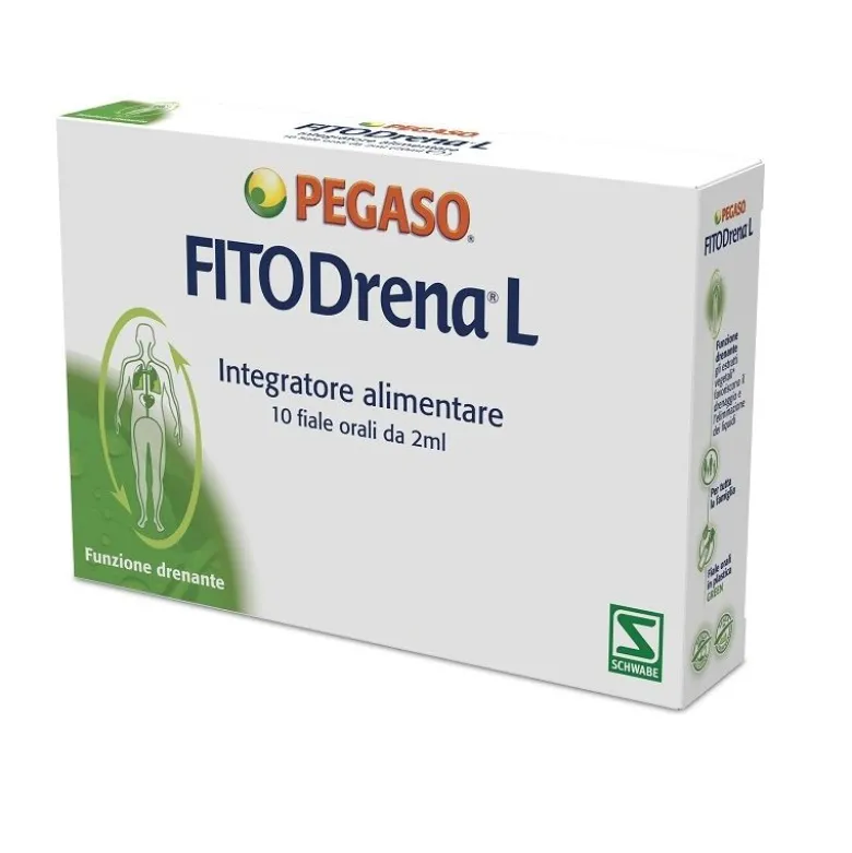 FITODrena L per favorire il drenaggio e l'eliminazione dei liquidi corporei 10 fiale