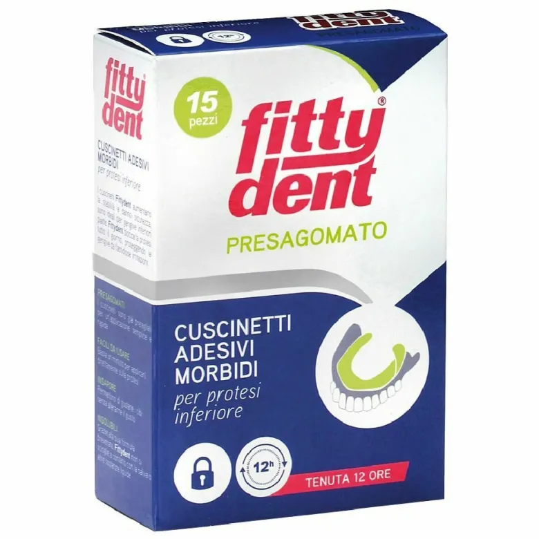 Fittydent Comfort Cuscinetti Adesivi 15pz