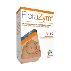 FloraZym per l'equilibrio della flora batterica intestinale 60 capsule vegetali