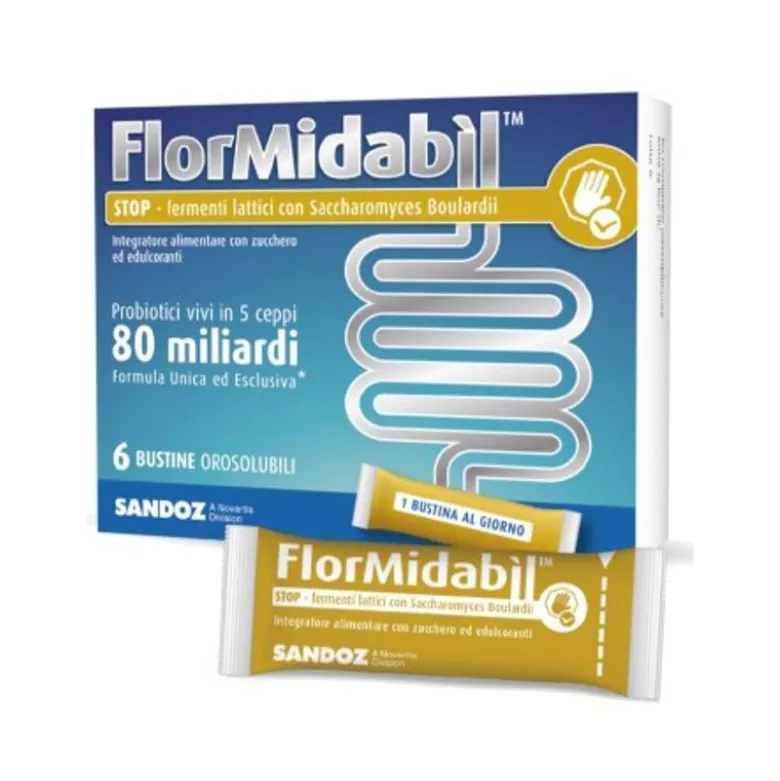 FlorMidabil Stop 80 miliardi 6 Bustine Orosolubili