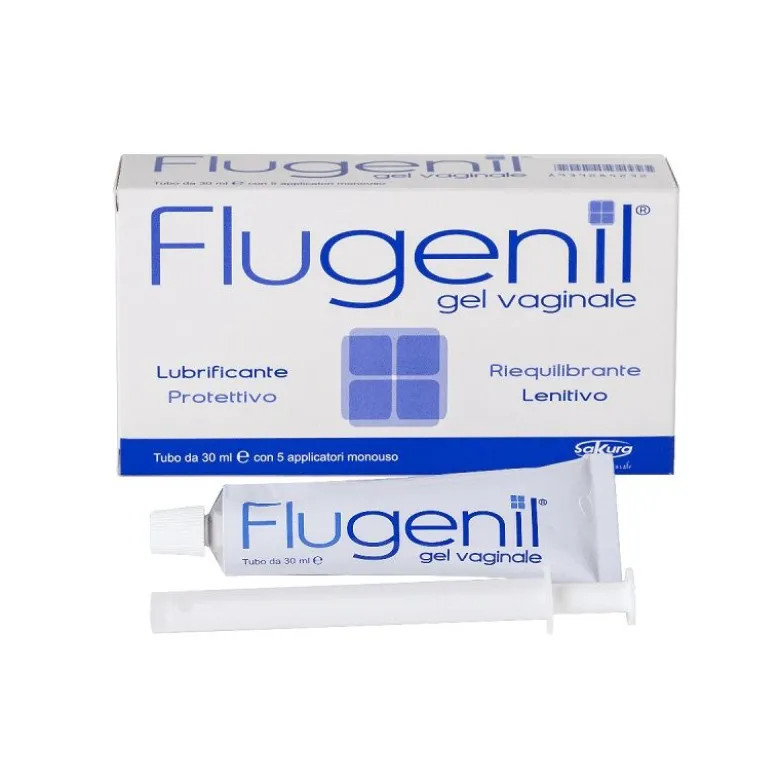Flugenil Gel Vaginale Idratante e riequilibrante tubo da 30ml+ 5 applicatori monouso