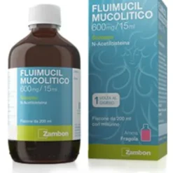FLUIMUCIL MUCOLITICO 600 mg/15 ml, sciroppo 200ml