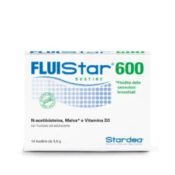 Fluistar 600 integratore alimentare utile per il benessere delle vie respiratorie 14 bustine