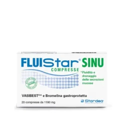Fluistar Sinu per la fluidità e drenaggio delle secrezioni mucose 20 compresse