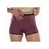 Fluyda Boxer Linea Basic Mutandina Assorbente Nero/Vinaccia Taglia M