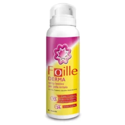 Foille Derma Spray riparatore cutaneo, doposole per pelle arrossata e secca, erogazione anche sottosopra 150ml