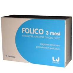 Folico 3 mesi integratore alimentare utile in gravidanza 90 compresse