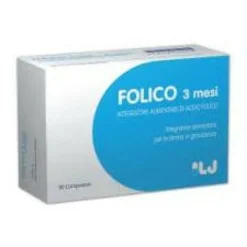 Folico 3 mesi integratore alimentare utile in gravidanza 90 compresse