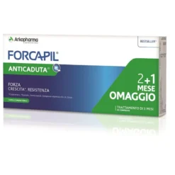 Forcapil Anticaduta trattamento per capelli e unghie 90 compresse 2+1 mese di trattamento OMAGGIO