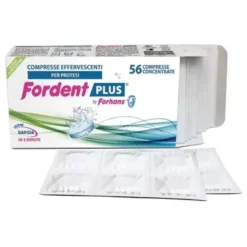Fordent Plus 56 Compresse Concentrate Per Dentiere E Apparecchi Ortodontici
