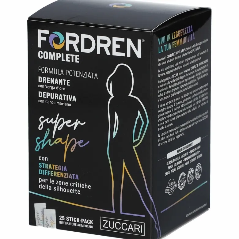 Fordren Complete Super Shape Formula Potenziata Drenante e depurativa 25 stick-pack