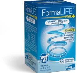 FormaLife Plus Fermenti Lattici Vivi Per Cani/Gatti 30 Compresse