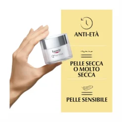 Formula anti-rughe con Coenzima Q10 per pelle secca e sensibile