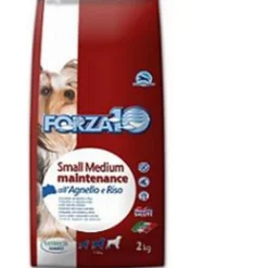 Forza10 Mini Adult Maintenance Crocchette All'Agnello E Riso Per Cani Adulti Taglia Piccola Sacco 2kg