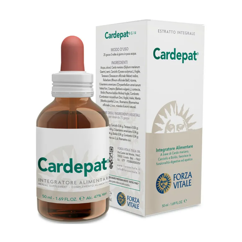 Forza Vitale Cardepat Ecosol integratore alimentare utile per il fegato gocce 50ml