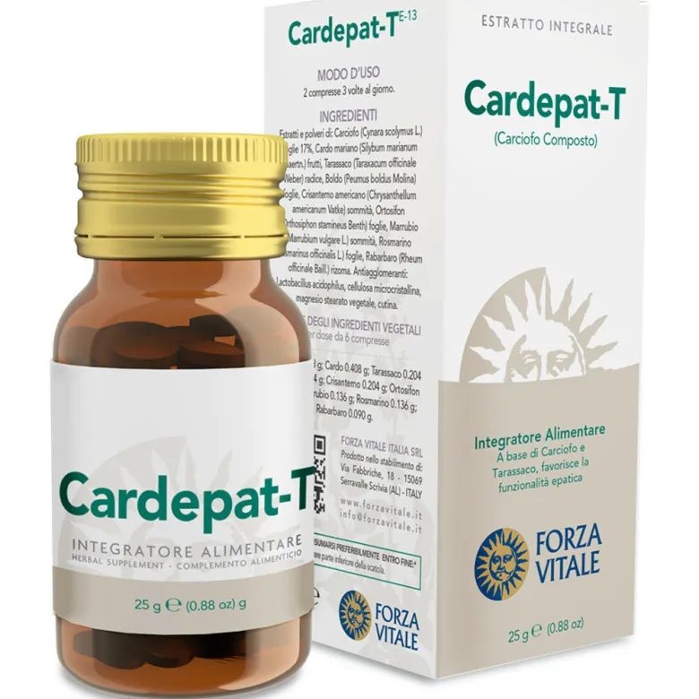 Forza Vitale Cardepat-T Ecosol funzionalità epatica 60 compresse