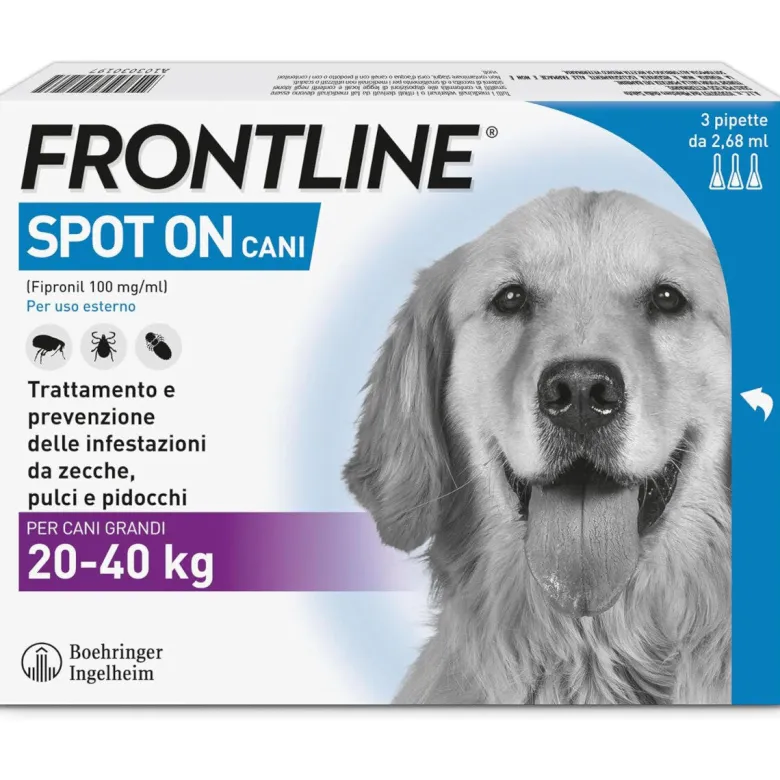 Frontline Spot-On Cani 20-40kg 3 Pipette