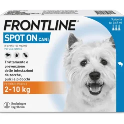 Frontline Spot-On Cani 2-10kg 3 Pipette