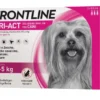 Frontline Tri-Act antiparassitario per Cani 2-5 Kg 3 fiale