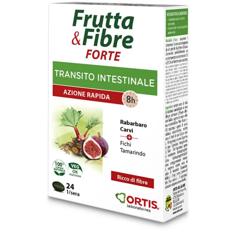 Frutta&Fibre Forte Azione Rapida transito intestinale 24 compresse