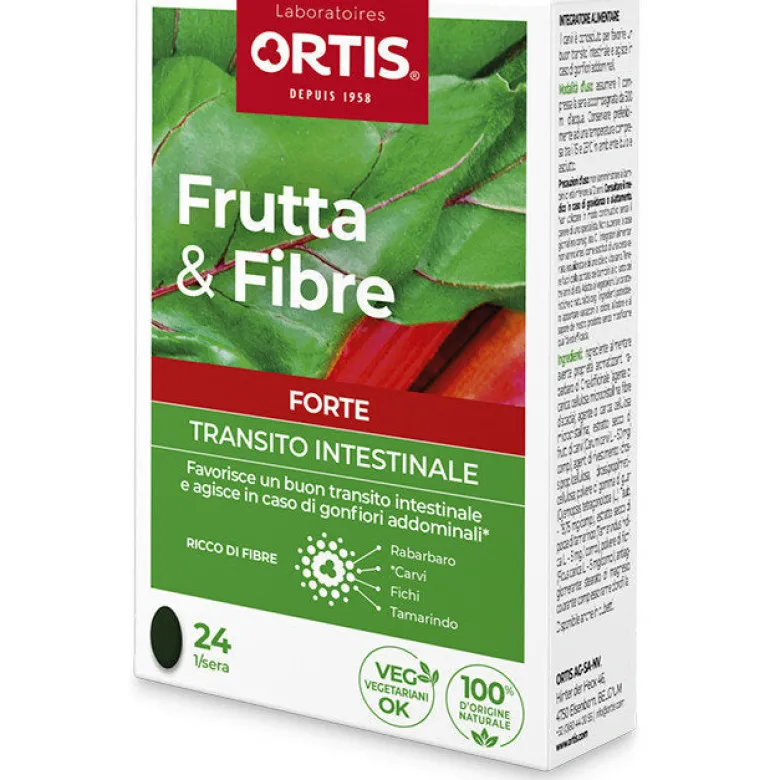 Frutta&Fibre Forte Azione Rapida transito intestinale 24 compresse