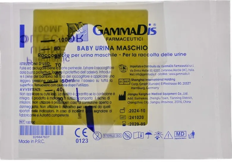 Gammadis Contenitore Urina Baby Maschio