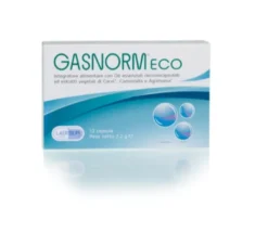Gasnorm Eco per la regolare motilità gastrointestinale ed all'eliminazione dei gas 12 capsule
